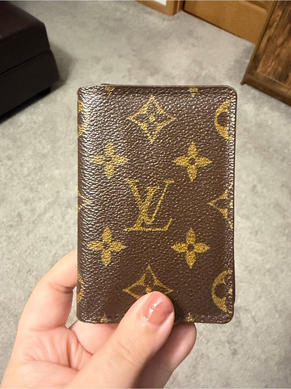 Pre-loved LV Monogram Card Holder / Pocket Organizer - Picture 3 of 10